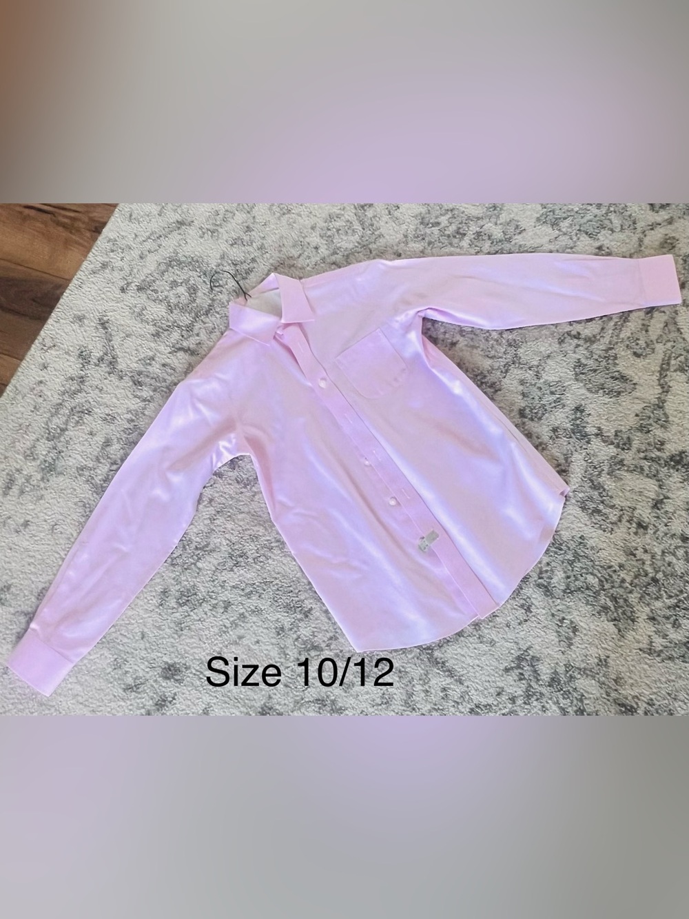 Boys' Light Pink Button-Up Shirt